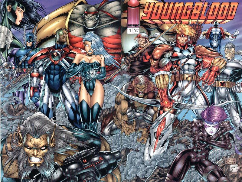 Youngblood #1 (1995 - Wraparound Cover)