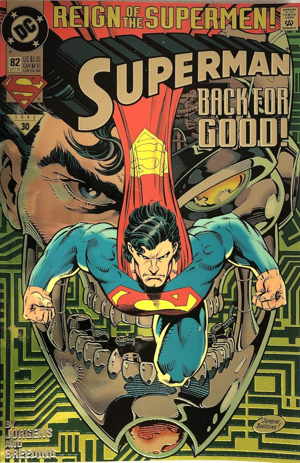 Superman #82 Chromium Foil Edition (1993)