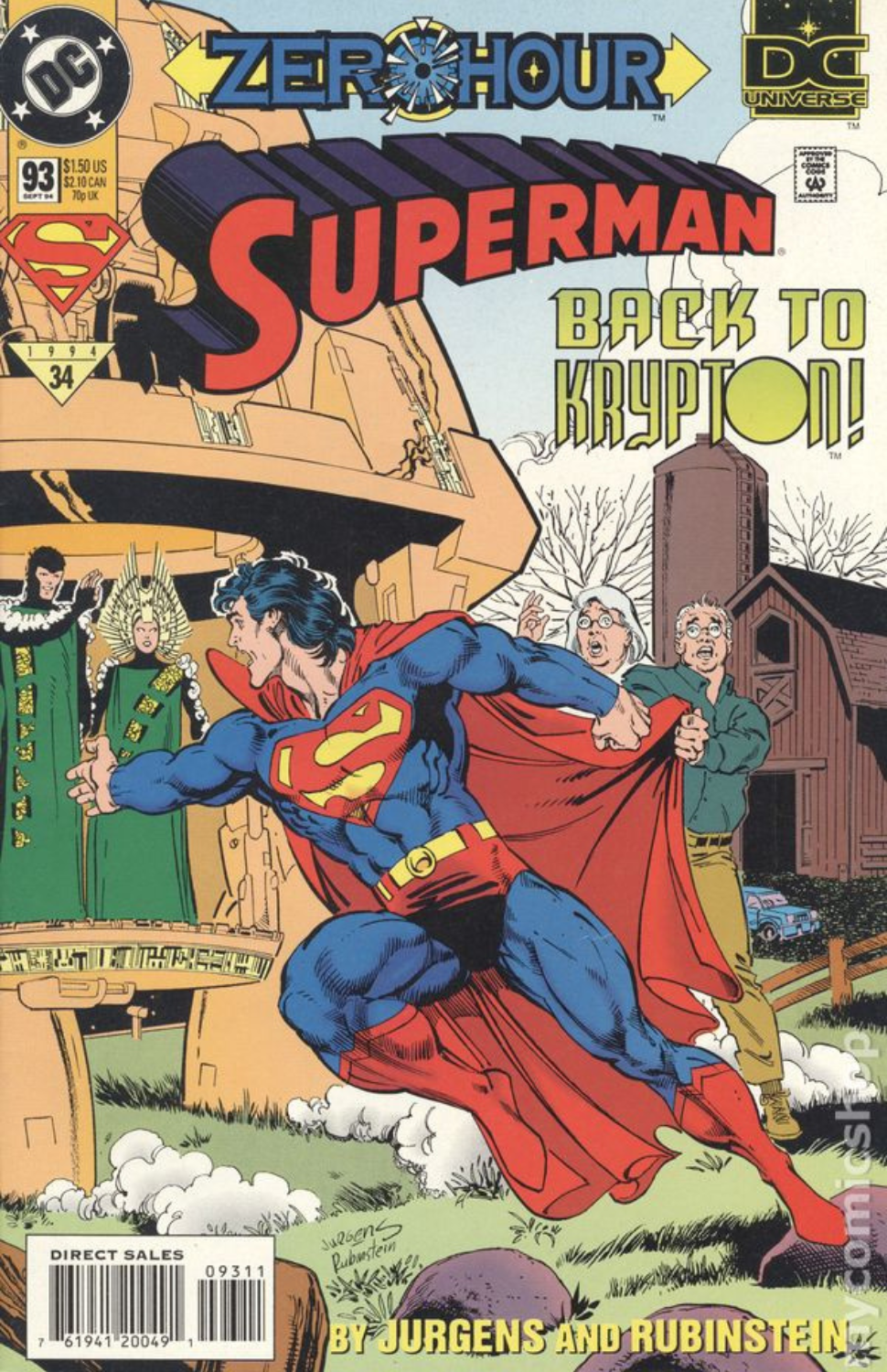 Superman #93 - Zero Hour (1994)