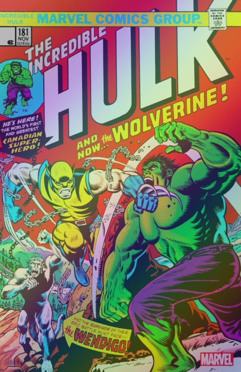 The Incredible Hulk #181 Facsimile Edition (2023) Foil Variant