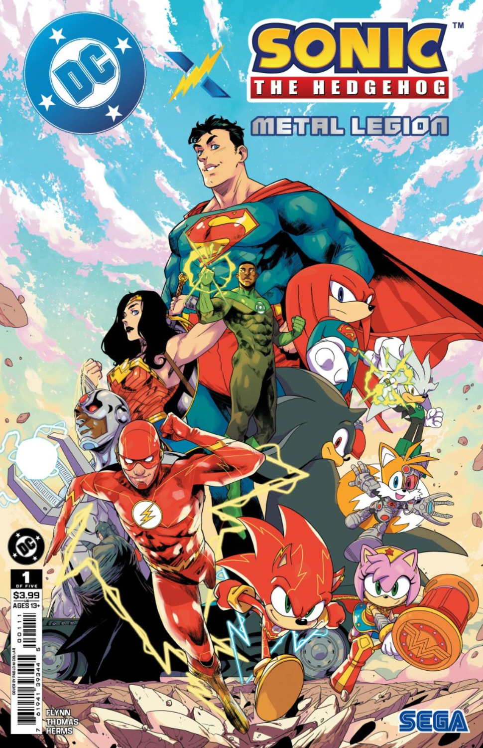 DC X Sonic The Hedgehog The Metal Legion #1