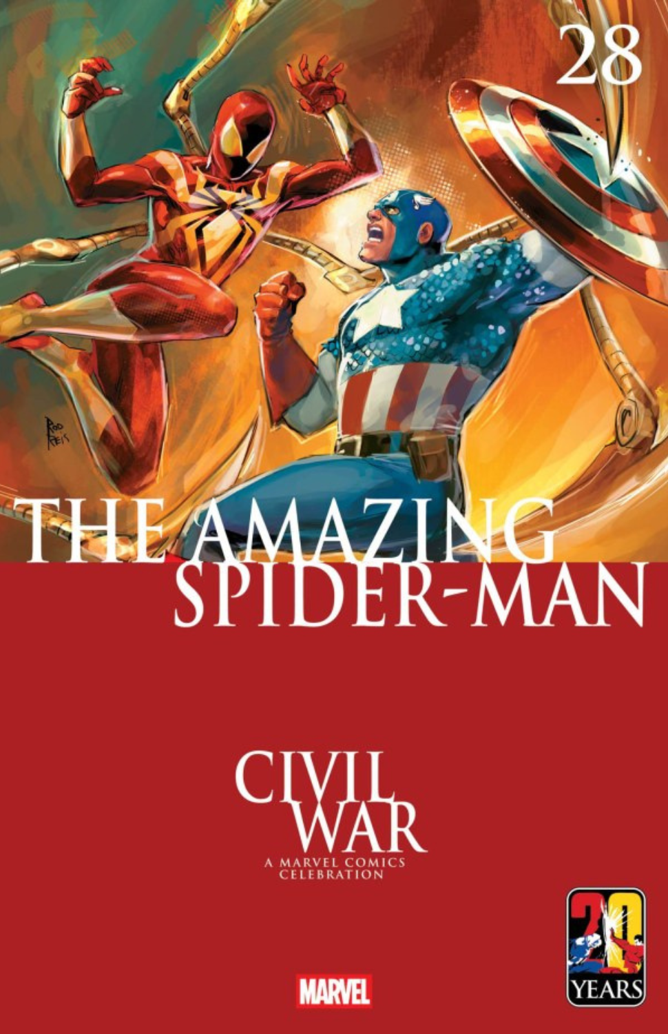 Amazing Spider-Man #28 (Civil War Celebration Variant)