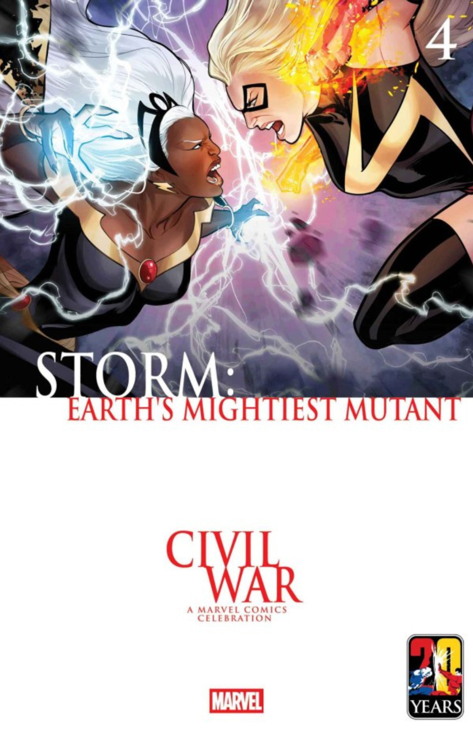 Storm: Earth's Mightiest Mutant #4 (Civil War Celebration Variant)