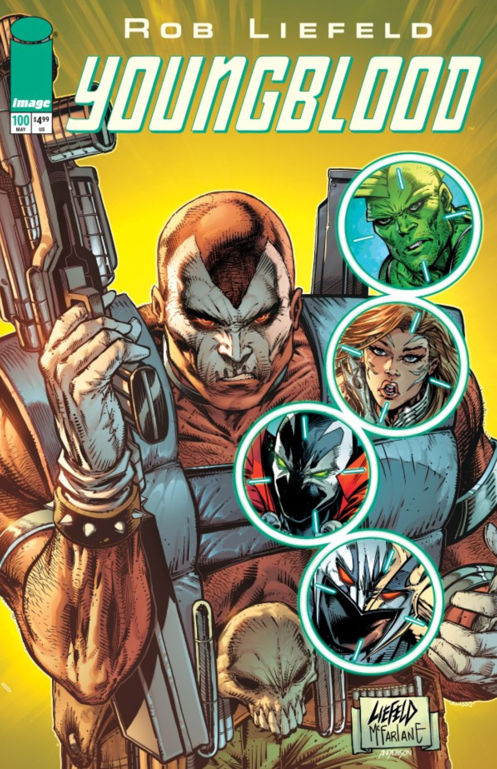 Youngblood #100 (Rob Liefeld & Todd McFarlane Variant)