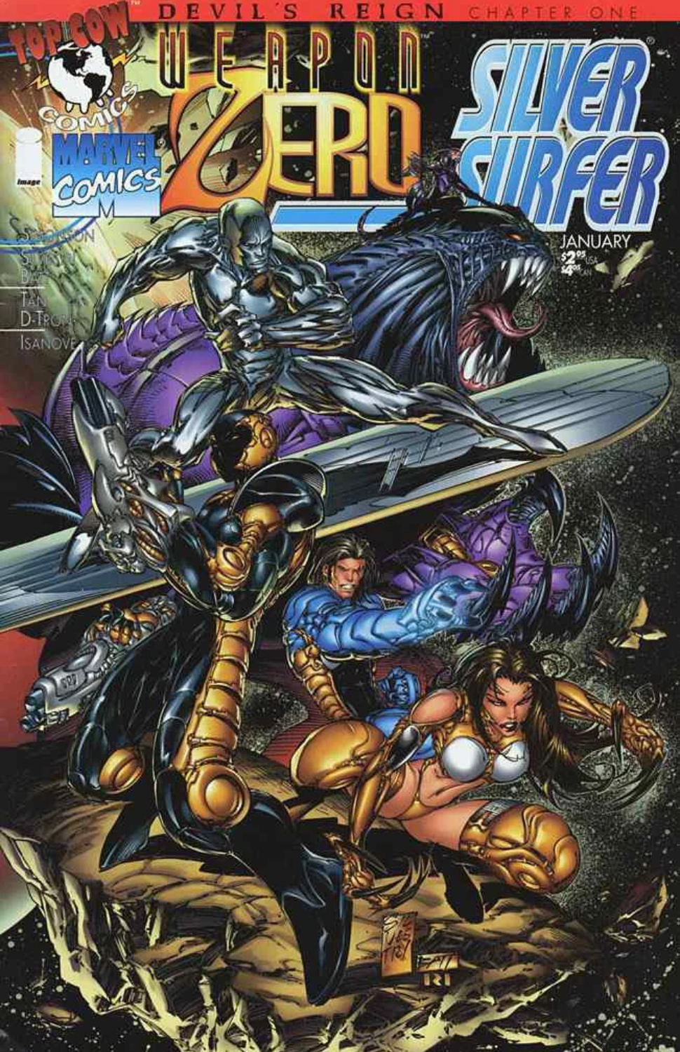 Weapon Zero/Silver Surfer #1 (1997 Marvel/Image)
