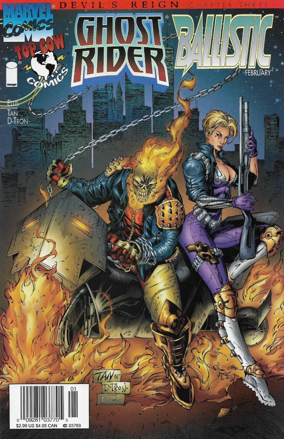 Ghost Rider / Ballistic #1 (1997 Marvel/Image)