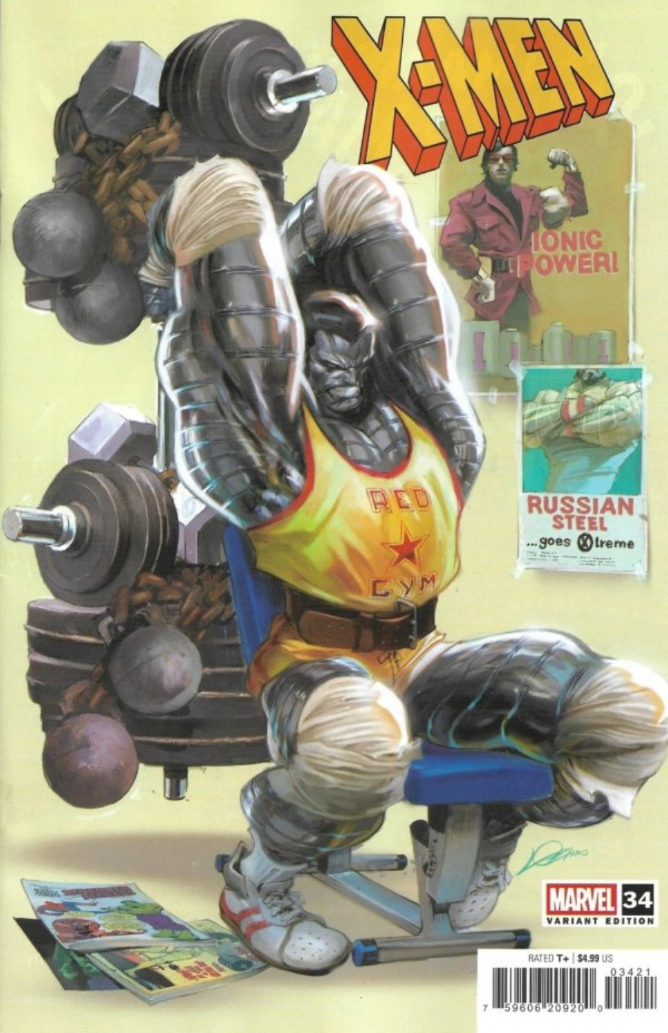 X-Men #34 (80s Colossus Variant)