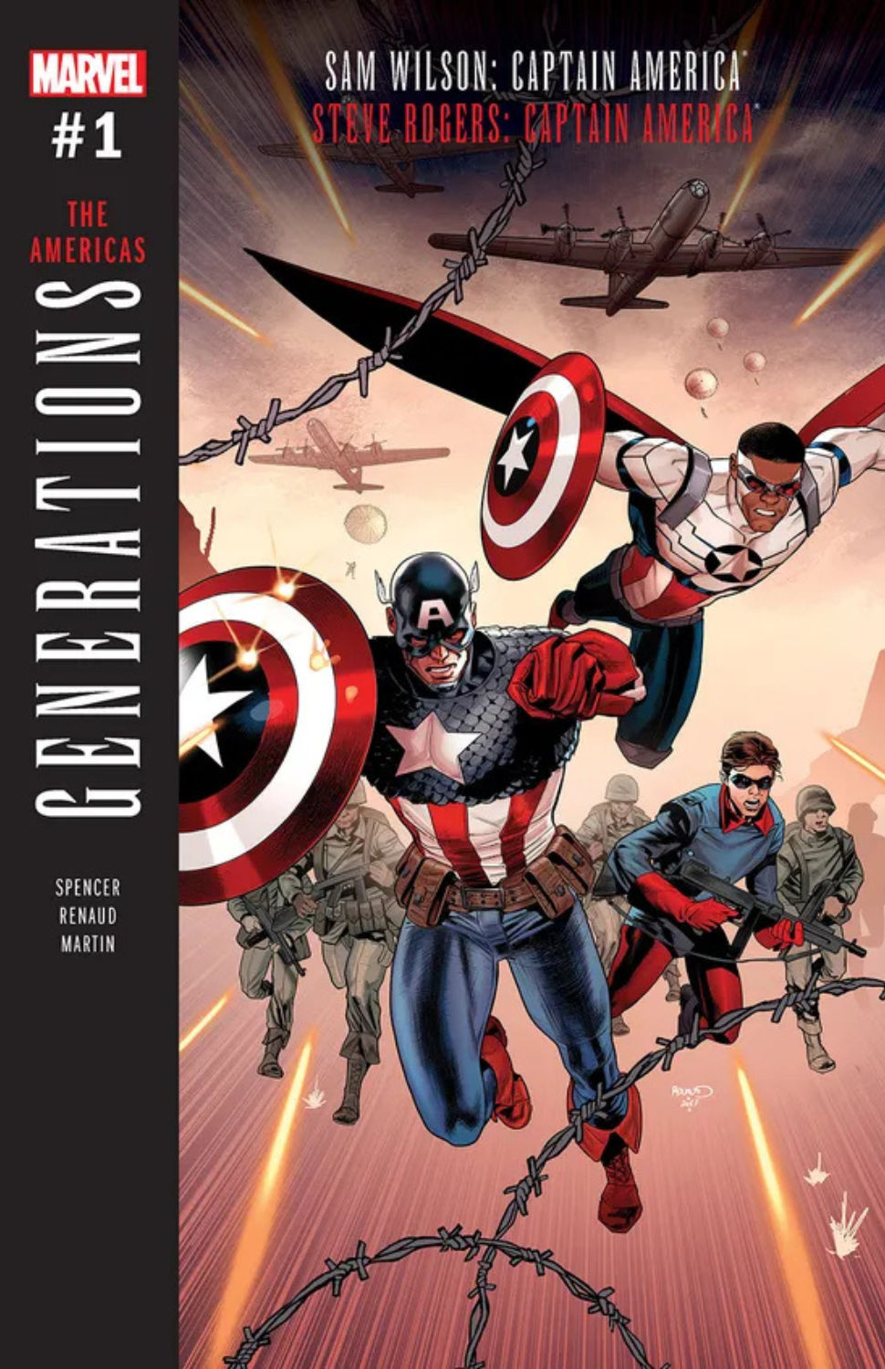 Generations: Sam Wilson Captain America & Steve Rogers Captain America #1 (2017)