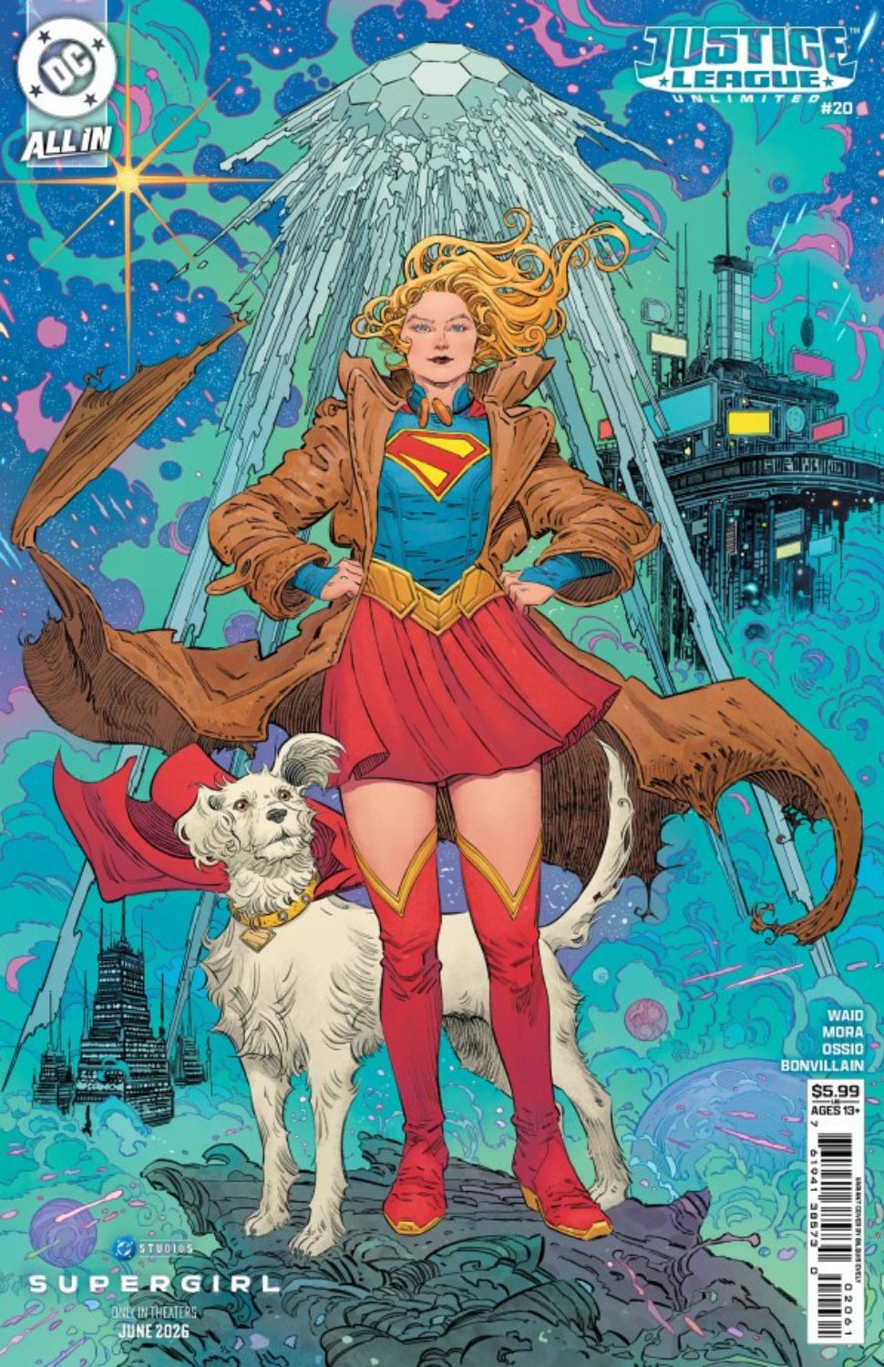 Justice League Unlimited #20 (Supergirl Movie Variant)