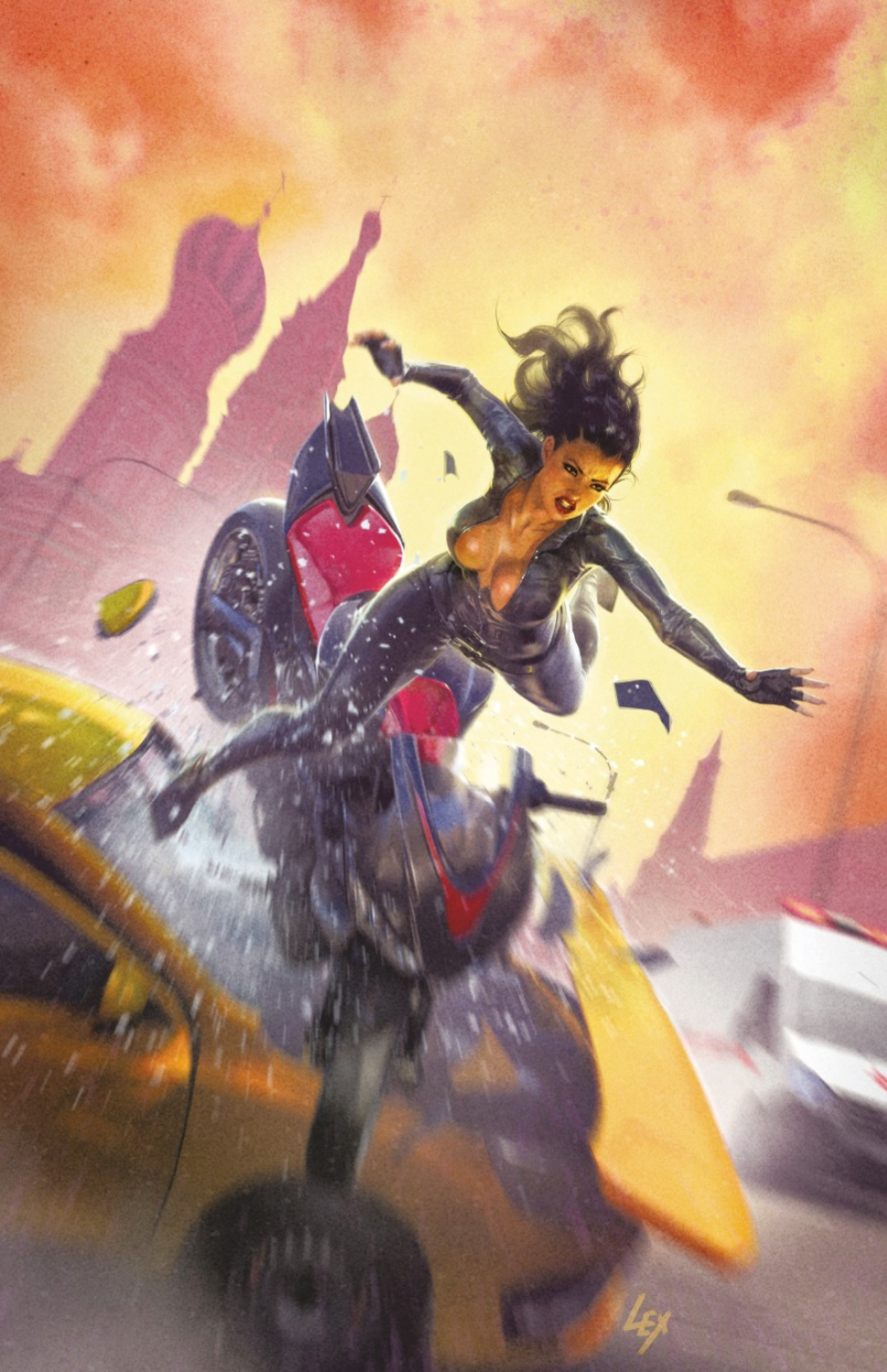 Gun Honey: Doubles Down #4 (Mature) (Alex Ronald Virgin Variant)