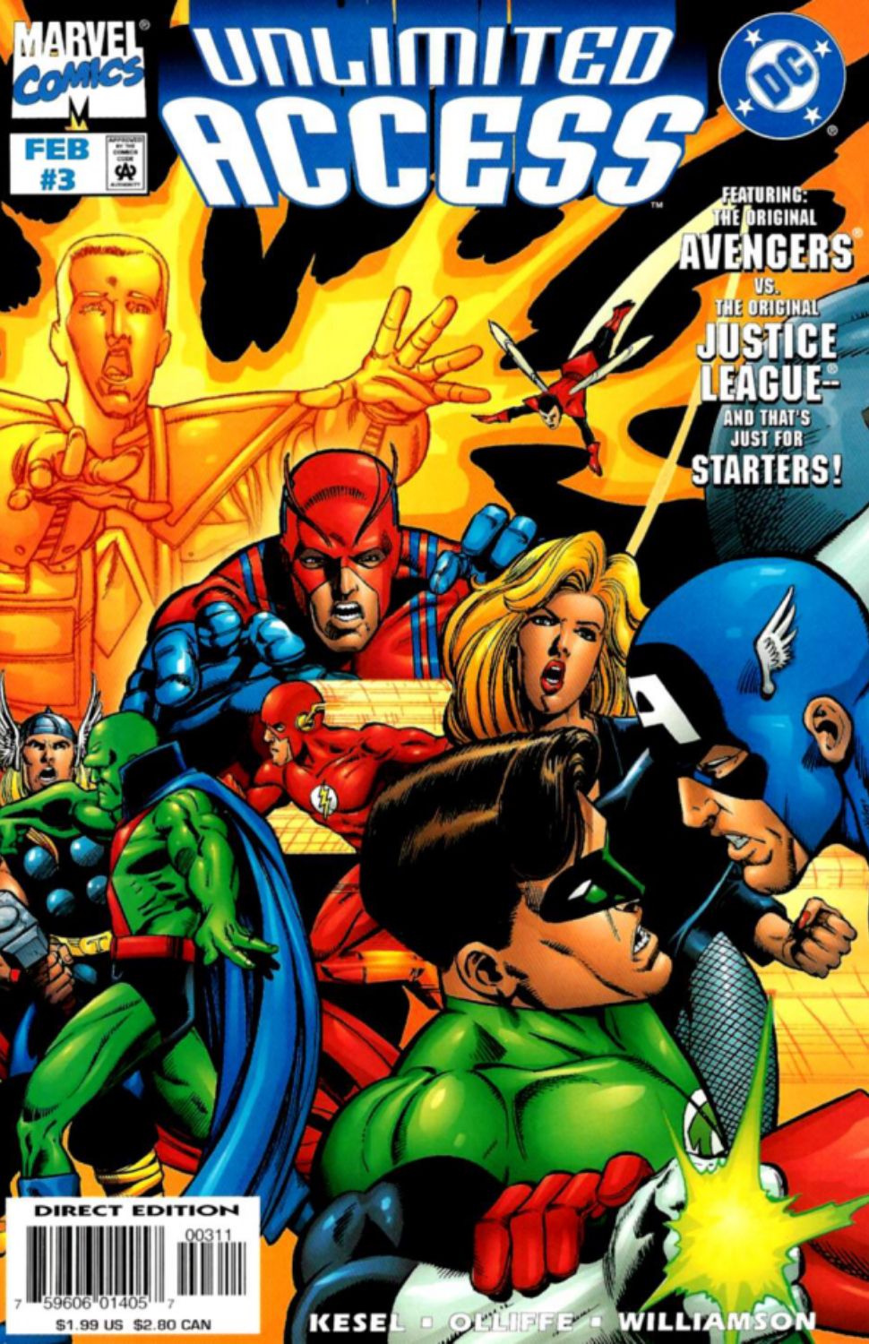 Marvel / DC: Unlimited Access #3 (1997)