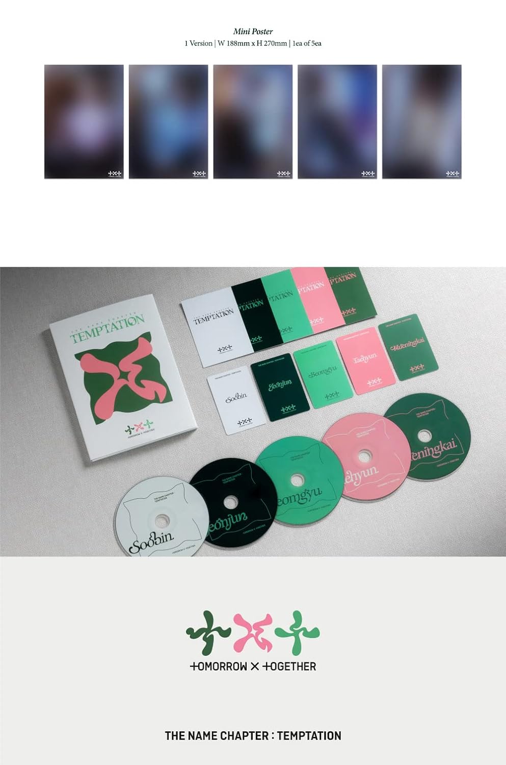 TOMORROW X TOGETHER - The Name Chapter: TEMPTATION (Lullaby) CD