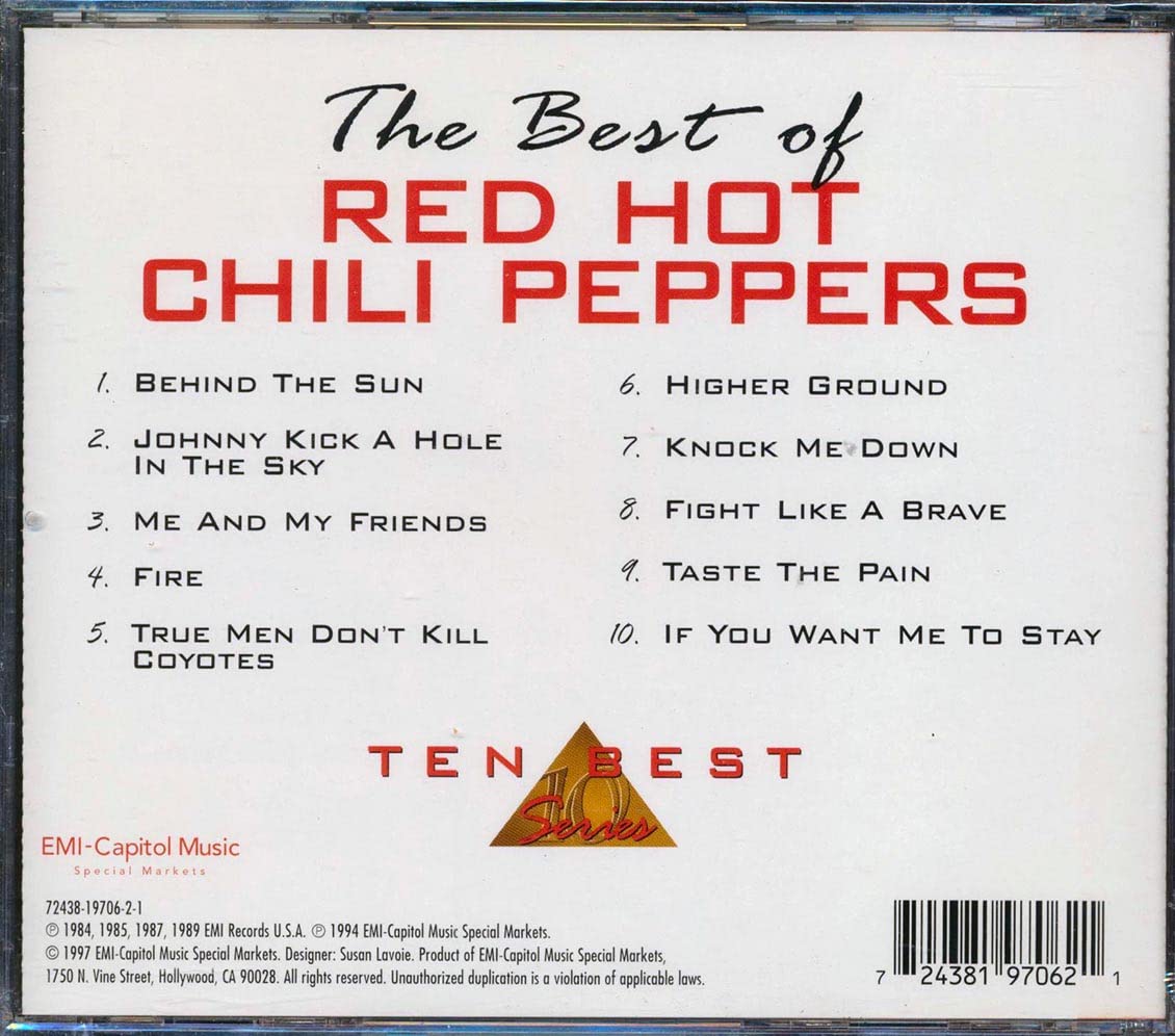 Red Hot Chili Peppers – The Best Of Red Hot Chili Peppers CD