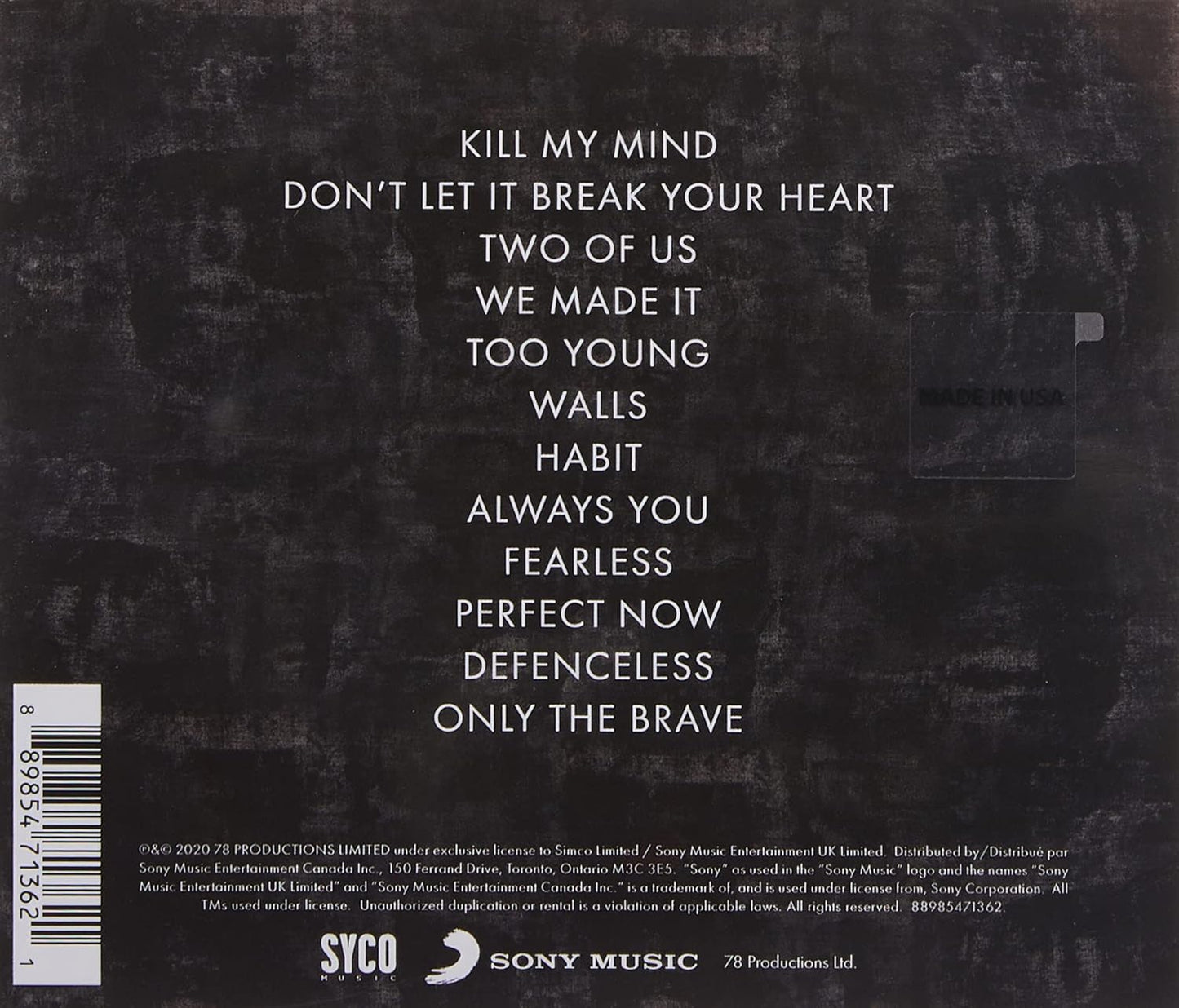 Louis Tomlinson - Walls CD