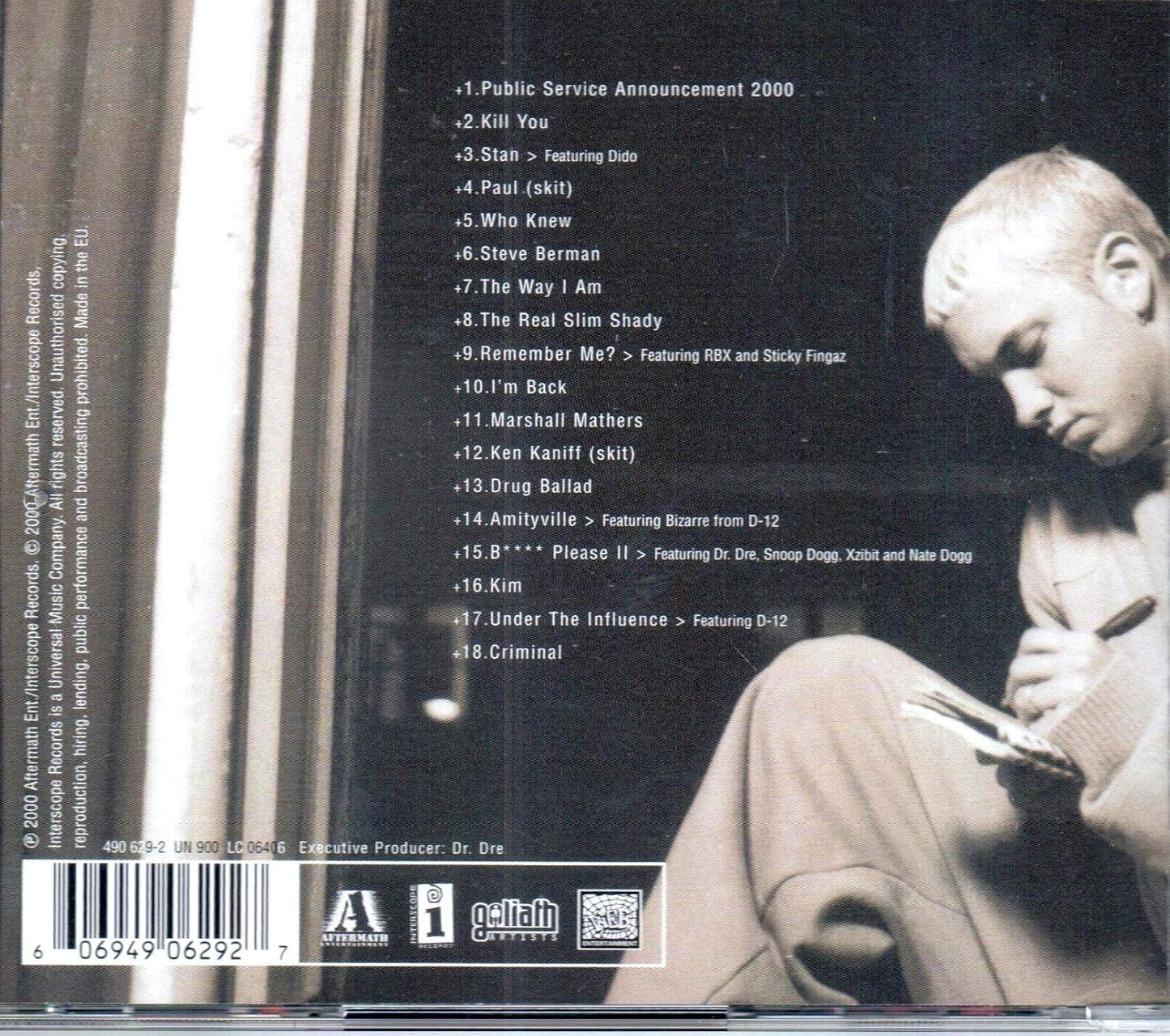 Eminem - The Marshall Mathers LP CD