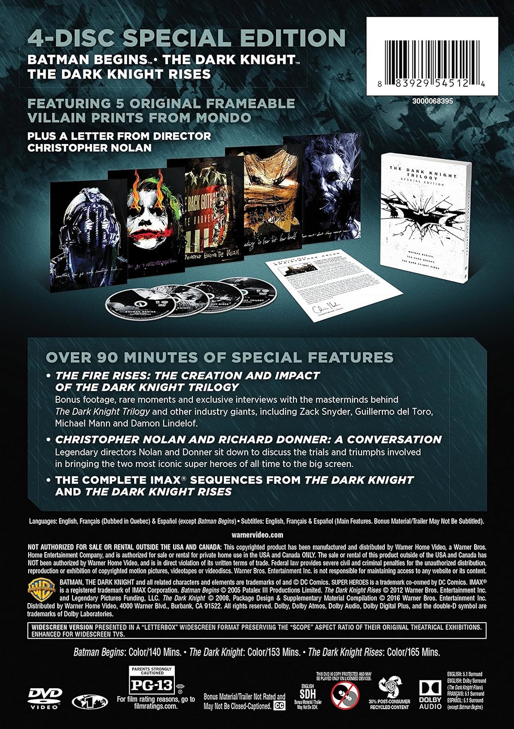 Batman The Dark Knight Trilogy (Special Edition)