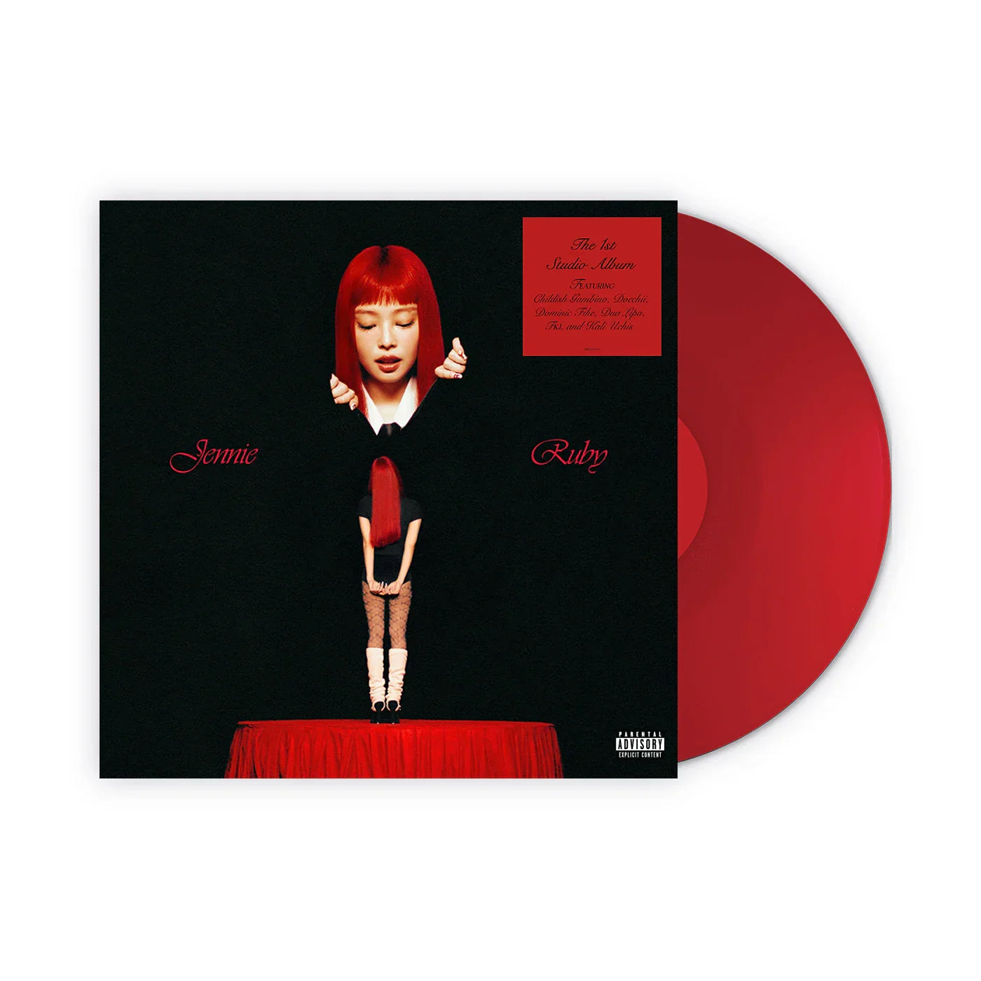 JENNIE - Ruby Opaque Apple Red Vinyl