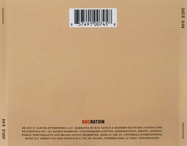 JAY-Z - 4:44 CD