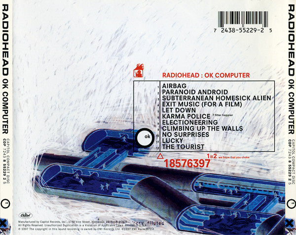 Radiohead - OK Computer CD