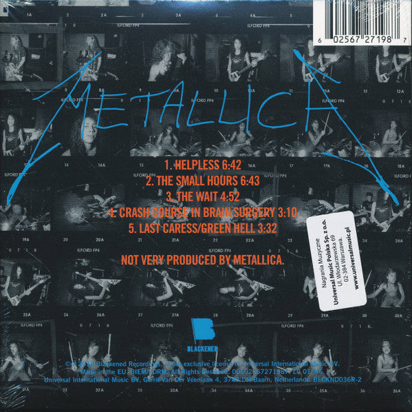 Metallica - The $5.98 E.P.: Garage Days Re-Revisited CD