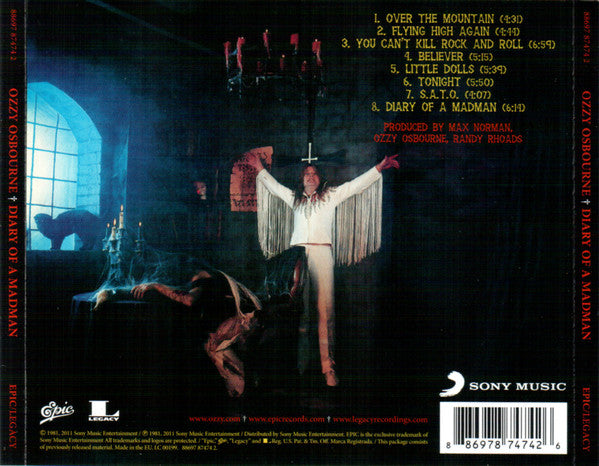 Ozzy Osbourne - Diary Of A Madman Remastered CD