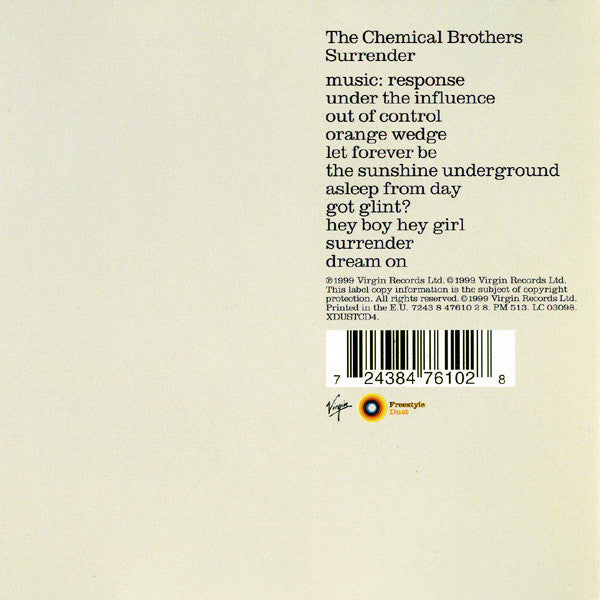 The Chemical Brothers - Surrender CD