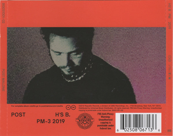 Post Malone - Hollywood's Bleeding CD
