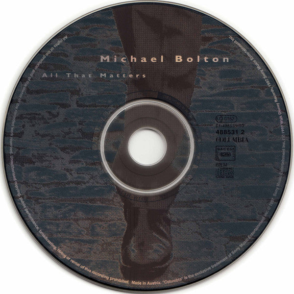 Michael Bolton - All That Matters CD