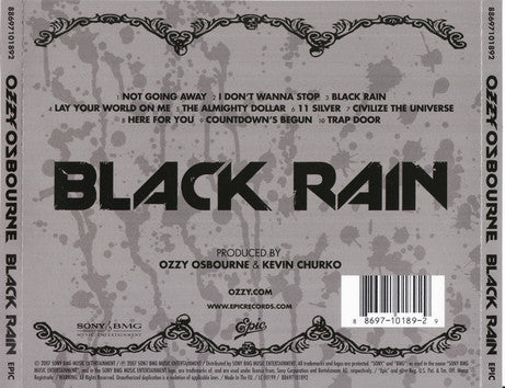 Ozzy Osbourne - Black Rain CD
