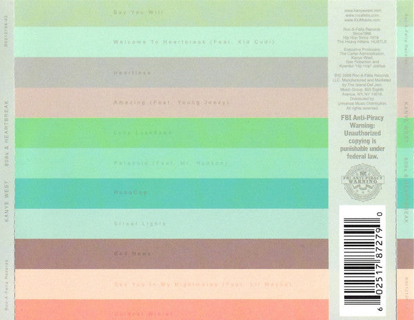 Kanye West - 808s & Heartbreak CD (NEW)