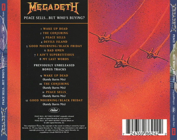 Megadeth - Peace Sells... But Who's Buying? CD