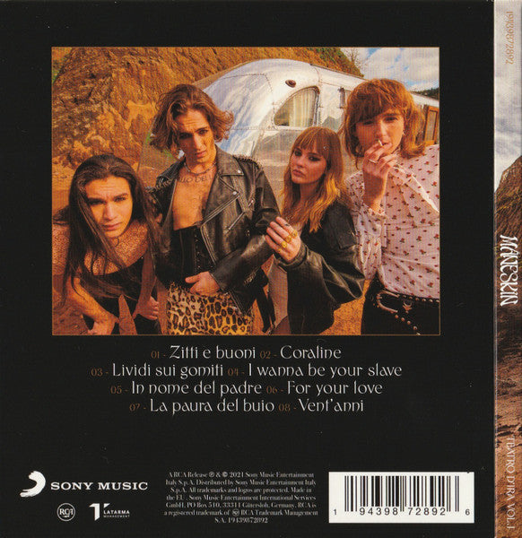 Måneskin - Teatro D'Ira - Vol.I CD