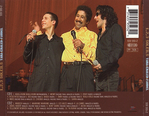 Faudel, Cheb Khaled & Rachid Taha - 1, 2, 3 Soleils 2CDs