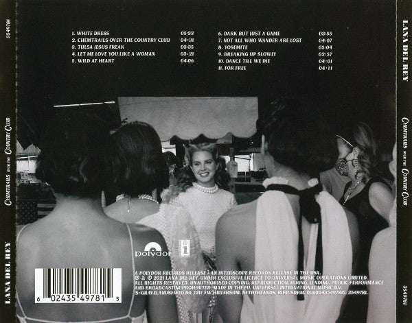 Lana Del Rey - Chemtrails Over The Country Club CD