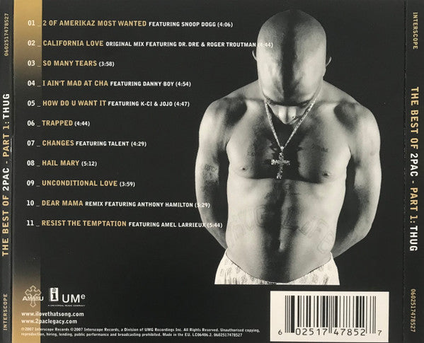 2Pac - The Best of 2Pac, Pt. 1: Thug CD