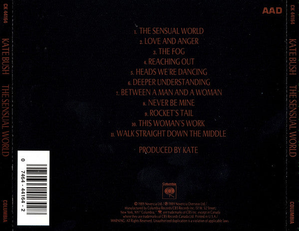 Kate Bush - The Sensual World CD