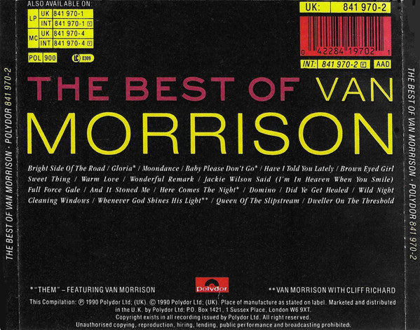 Van Morrison - The Best Of Van Morrison CD
