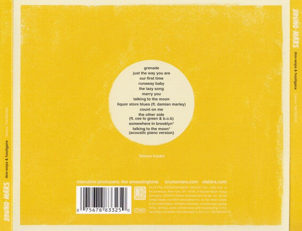Bruno Mars - Doo-Wops & Hooligans CD