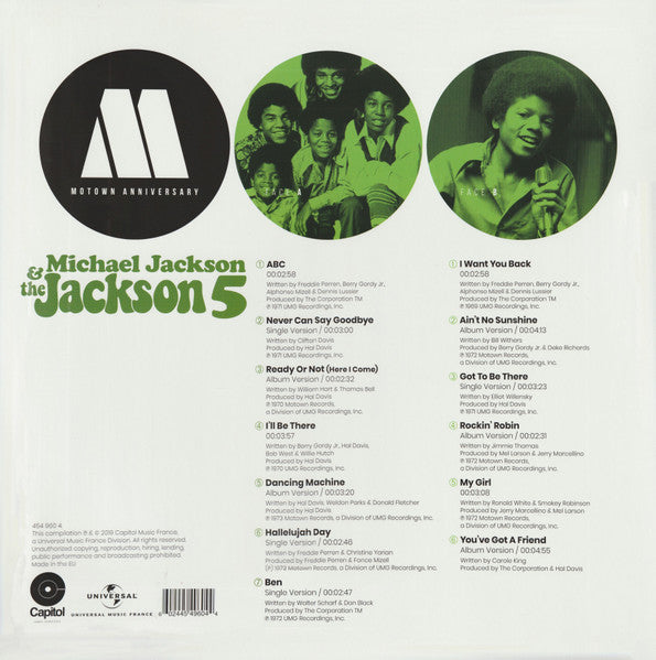 Michael Jackson & The Jackson 5 - Best Hits/Motown Anniversary Vinyl