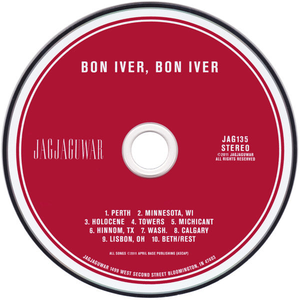 Bon Iver - Bon Iver CD