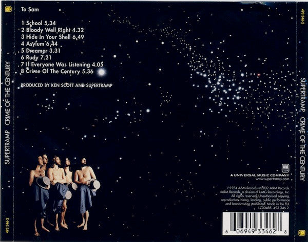 Supertramp - Crime Of The Century CD
