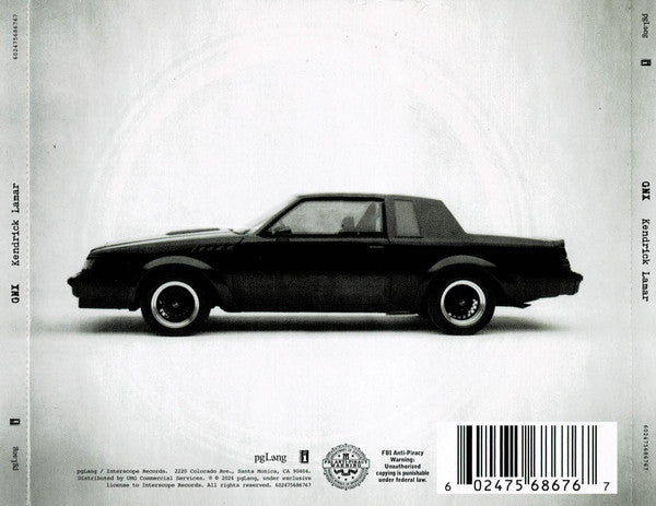 Kendrick Lamar - GNX CD
