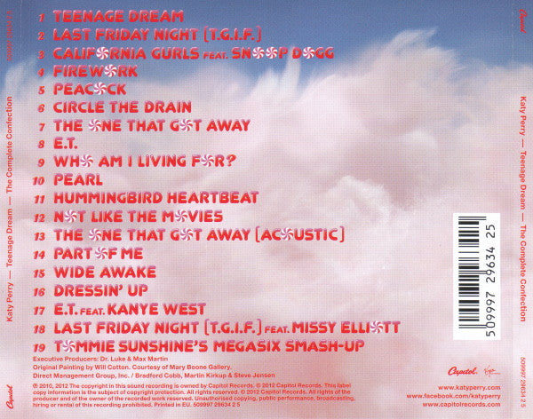 Katy Perry - Teenage Dream: The Complete Confection CD