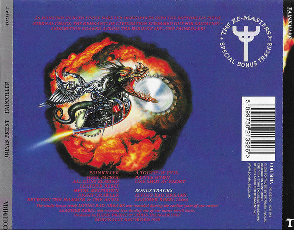 Judas Priest - Painkiller Remastered w/Bonus Tracks CD