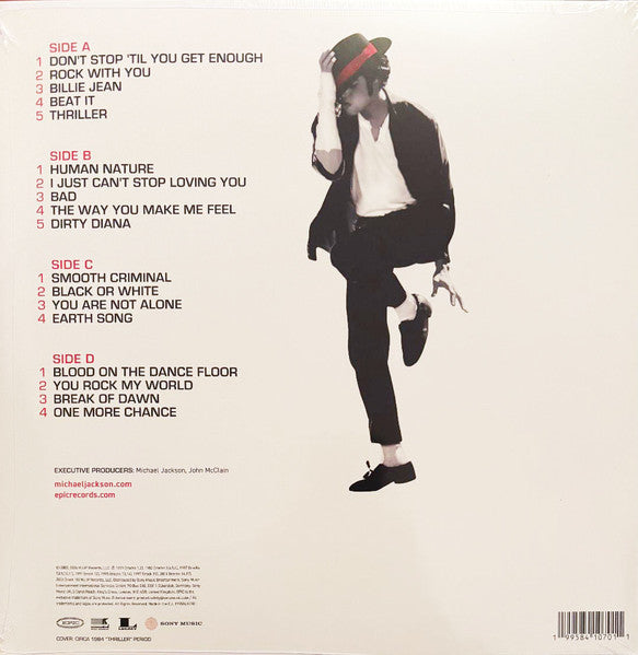 Michael Jackson - Number Ones Double LP Red Vinyl