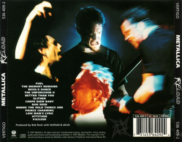 Metallica - Reload CD