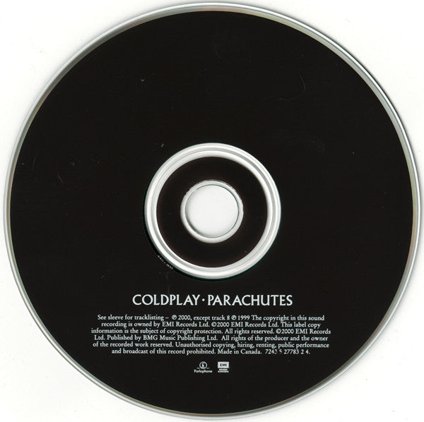 Coldplay - Parachutes CD