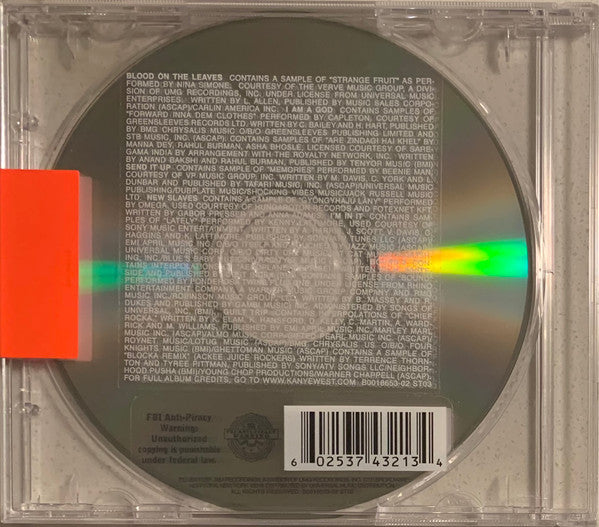 Kanye West - Yeezus CD