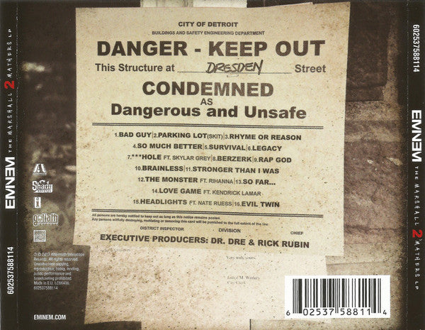 Eminem - The Marshall Mathers LP2 CD