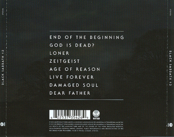 Black Sabbath - 13 CD